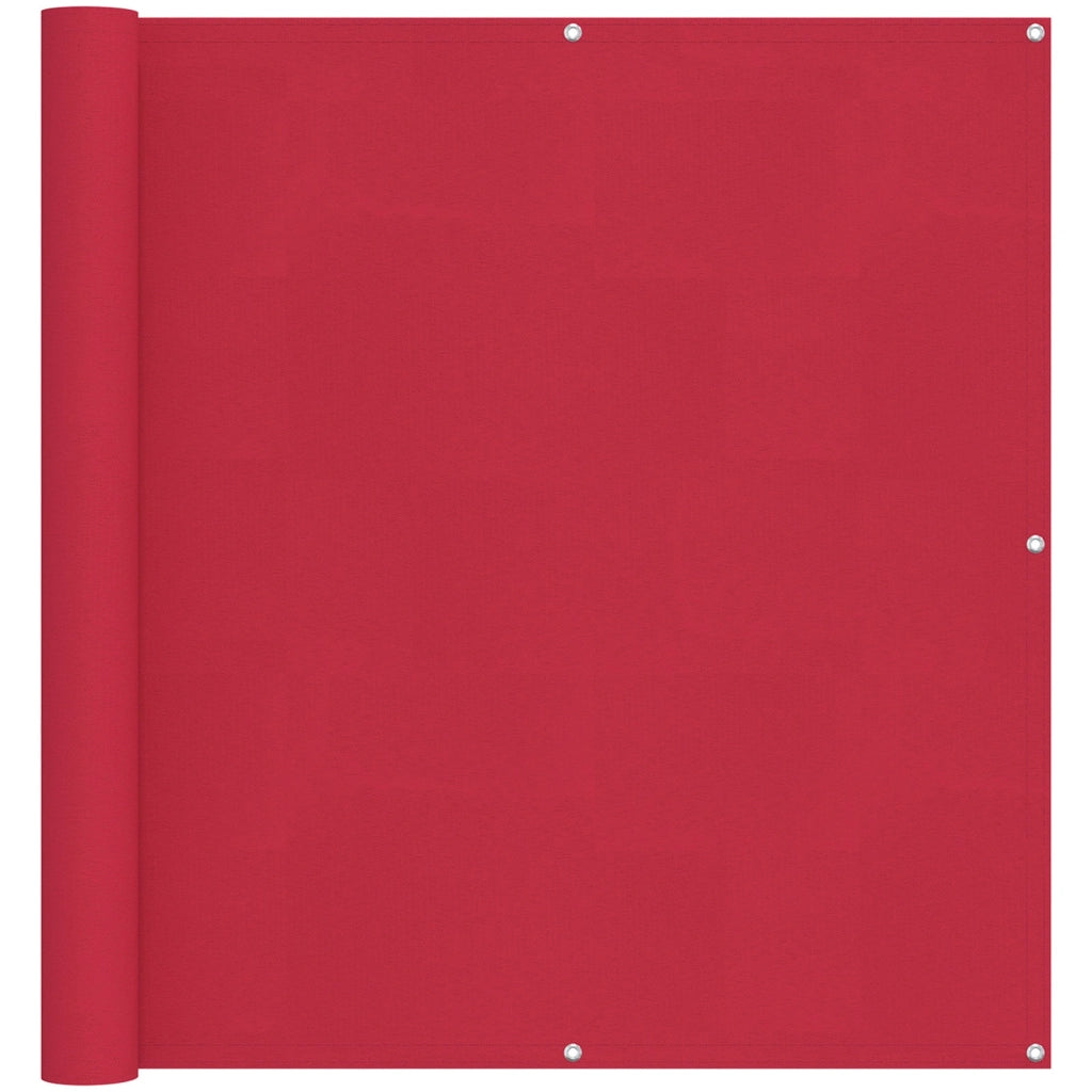 Schermo da balcone-Pannello per balcone Borgogna 110 x 800 cm Tessuto Oxford