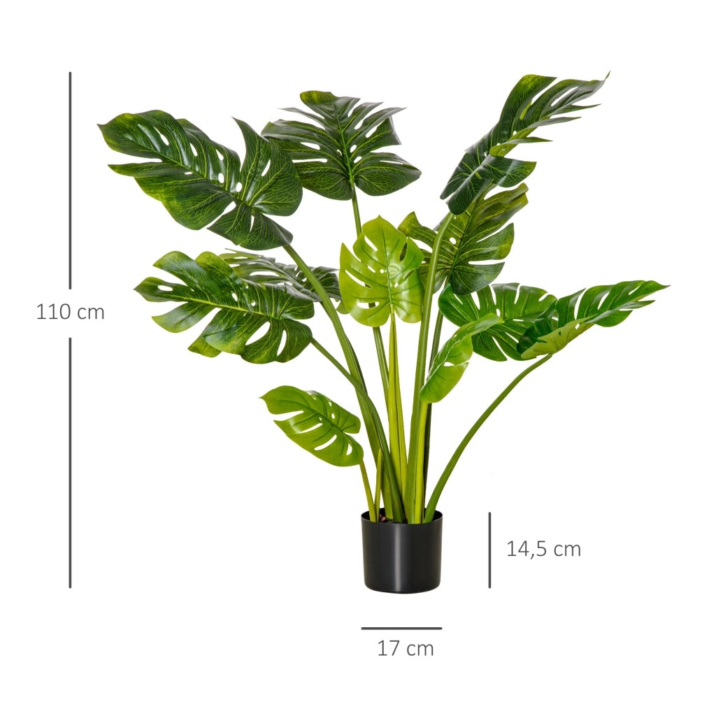 Pianta artificiale Monstera in vaso ¨C Minimal ¨C 110 cm