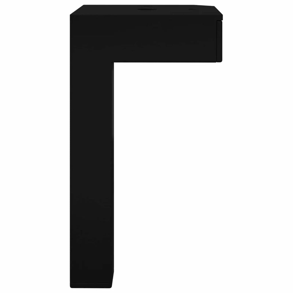 Piedi in piedi 12 pcs Nero 57 x 57 x 100 mm Ferro 864797