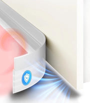 Striscia di chiusura trasparente autoadesiva - Interruttore di ventilazione energetico 1 metro - Barriera termica per la porta - Sigillatura inferiore della porta