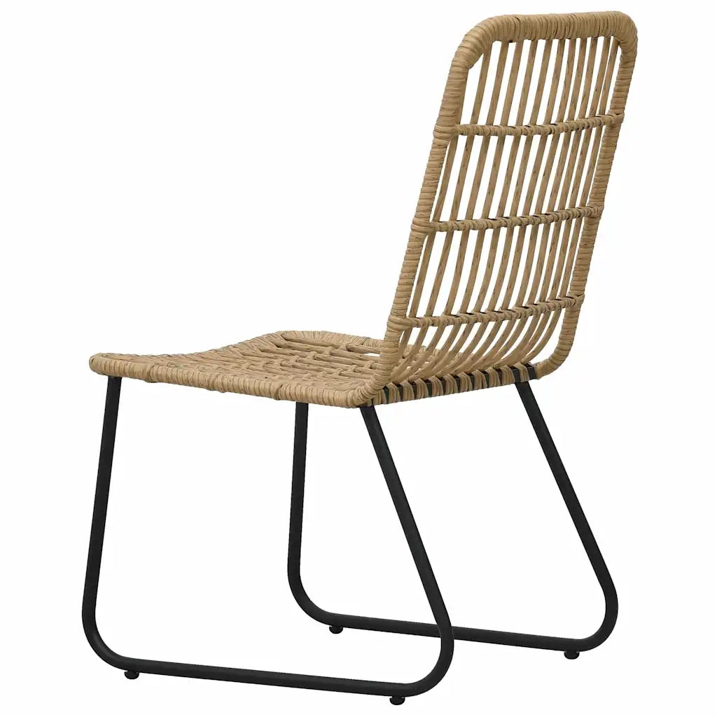 Set da Pranzo da Giardino 5 pz in Polyrattan e Vetro 3060238