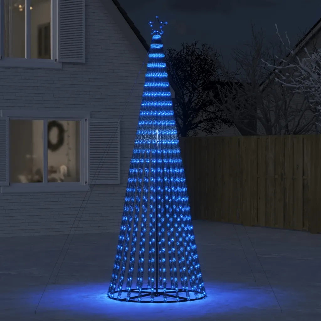 Albero di Natale a LED 688 LED Blu 300 cm 358070