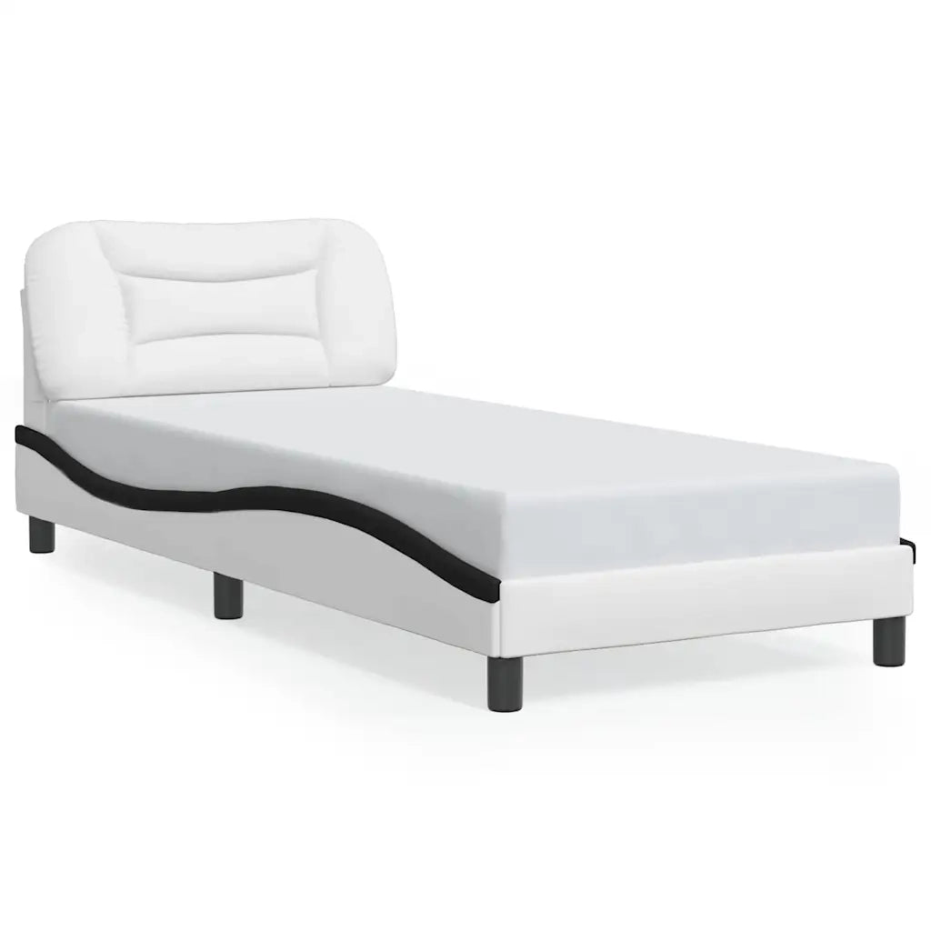 Giroletto senza Materasso Hvar Bianco e Nero 90x200 cm 3207980