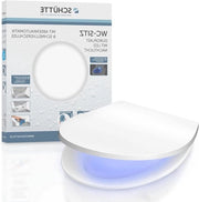 Bracciale per WC con chiusura softclose e luce LED - dimensione universale - bianco