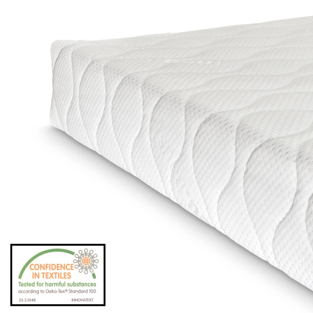 Letto Matrimoniale Laos con Materasso 160x200 cm Letto in Acciaio con Testiera e Pediera - Nero [en.casa]