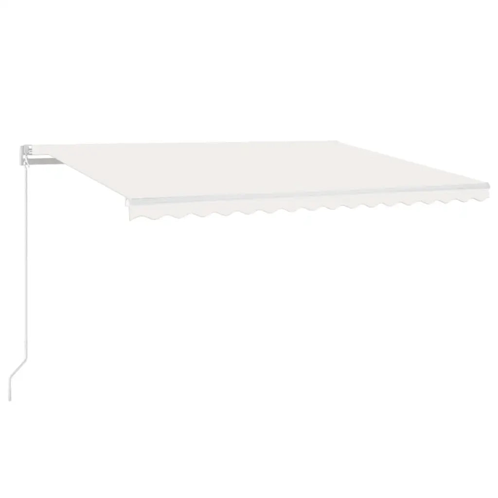 Tenda Automatica con Sensore Vento e LED 450x300 cm Crema