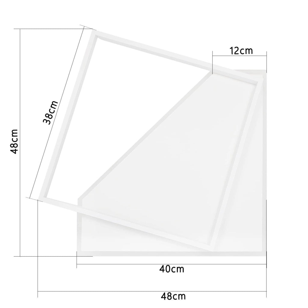 ZMH Lampada da soffitto LED Plaza dal design moderno