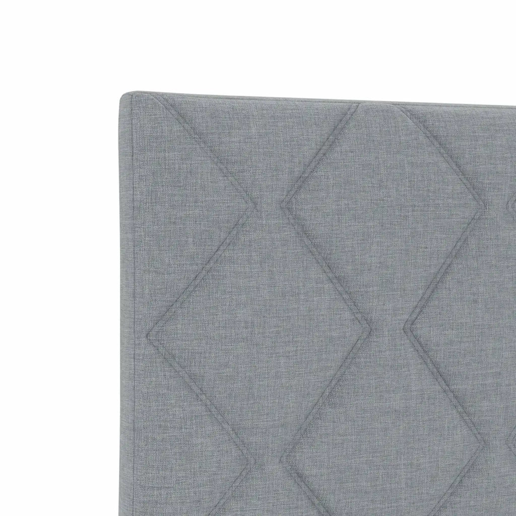 Letto box spring con materasso Grigio Chiaro 200 x 200 cm 3454480