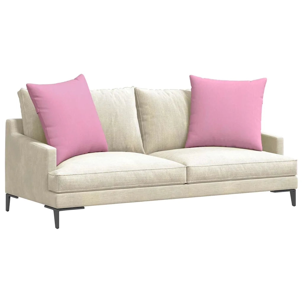 Cuscini da Divano 2 pcs Rosa 80 x 80 cm Tessuto 42014055