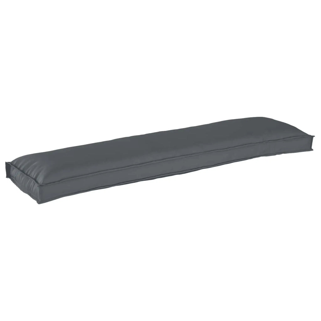 Set di Cuscini per Pallet 2 pz | Cuscini per sedie Antracite 150 x 40 x 8 cm
