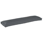 Set di Cuscini per Pallet 2 pz | Cuscini per sedie Antracite 150 x 40 x 8 cm