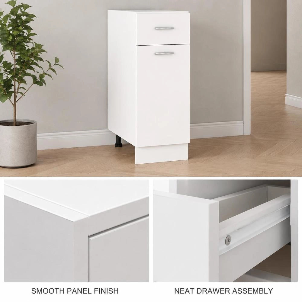 Drawer Unit Lyon White 30x46x81.5 Cm Wood-based Material