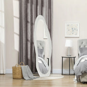 Specchio da terra a figura intera 50 x 160 cm bianco