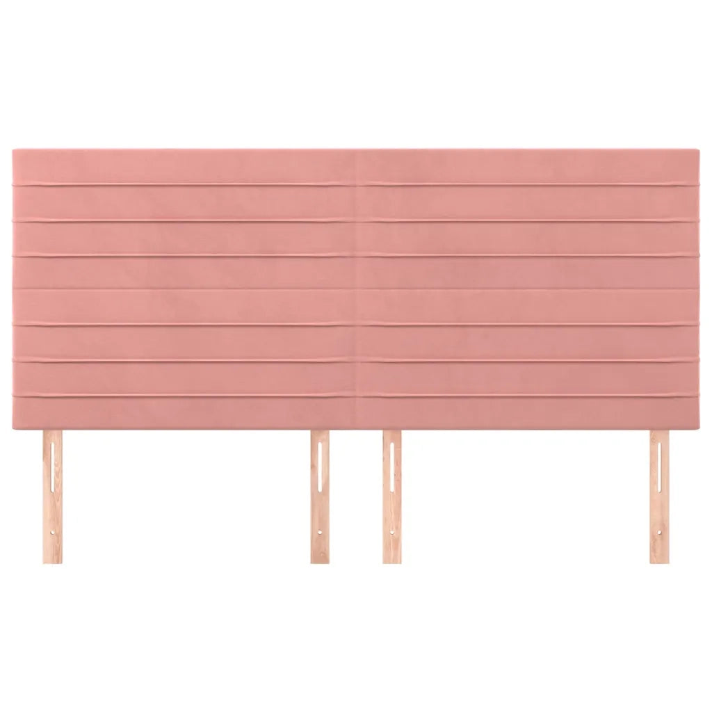 Testiera | Testata Rosa 180x5x118/128 cm Velluto