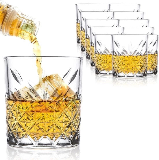 Set di bicchieri da whisky per uomo, 6 pezzi