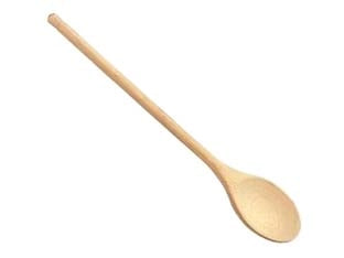 CUCCHIAIO OVALE IN LEGNO- -cm.30 - 6 pezzi CALDER