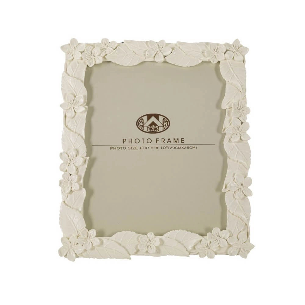 Cornice Foglia Crema cm 26X2X30,7 (Interno 20X25) - LEAFREAM
