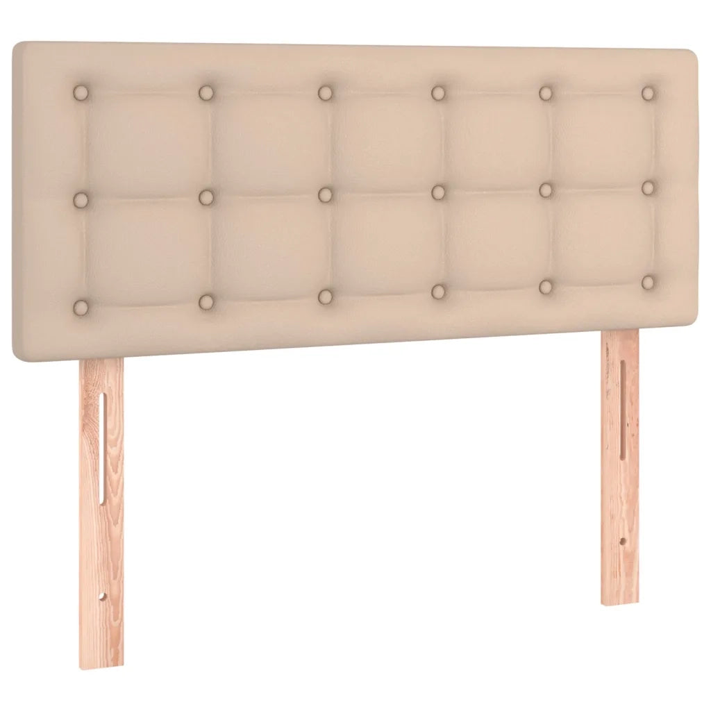 Giroletto a Molle con Materasso Cappuccino 90x200 cm Similpelle 3130762