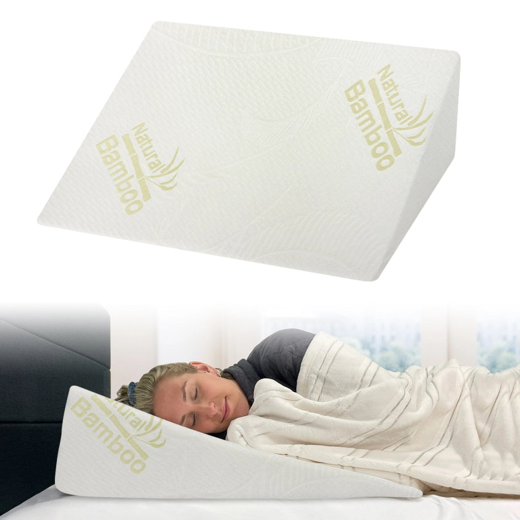 Cuscino Cuneo Da Lettura Ergonomico Letto E Divano Sollevatore Gambe Pesanti Schiena Fodera In Bambù Prodotto Italiano Circolazione Ginocchia Antireflusso Schienale Testata Letto Sfoderabile