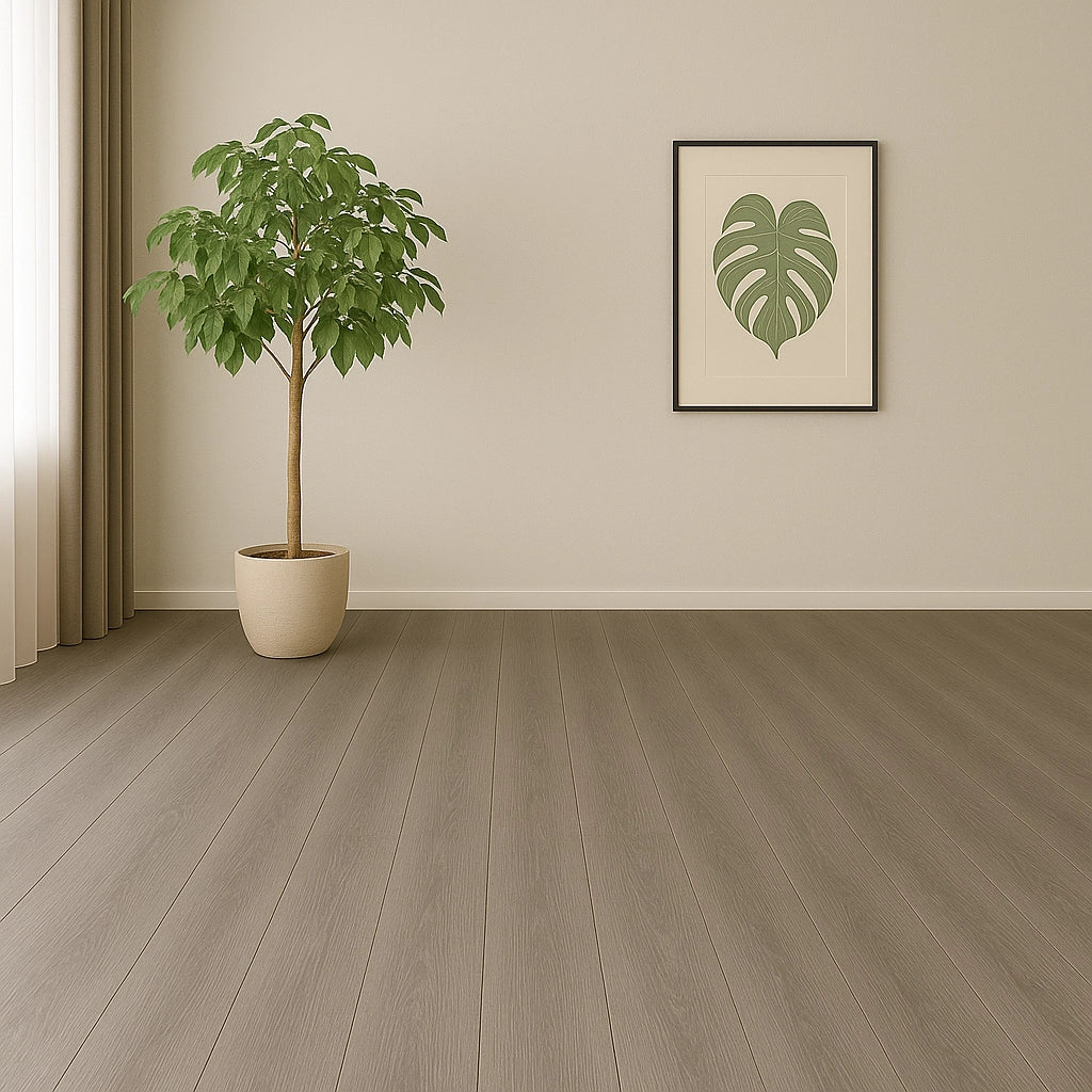 Parquet laminato 8mm ac4 bisellato 138x19.3cm rovere naturale confezion mq 2,13