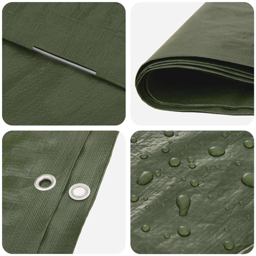 Telo con Occhielli Verde 6 x 12 m 90 gsm PE 42039347
