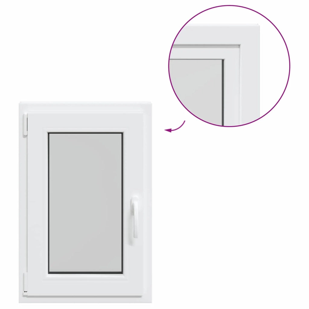 Finestra per Soffitta RISOR Bianco 50 x 75 cm PVC e Vetro 42047229