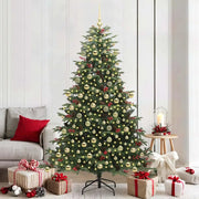 Albero di Natale artificiale con 300 LED Verde 210 cm 3395563