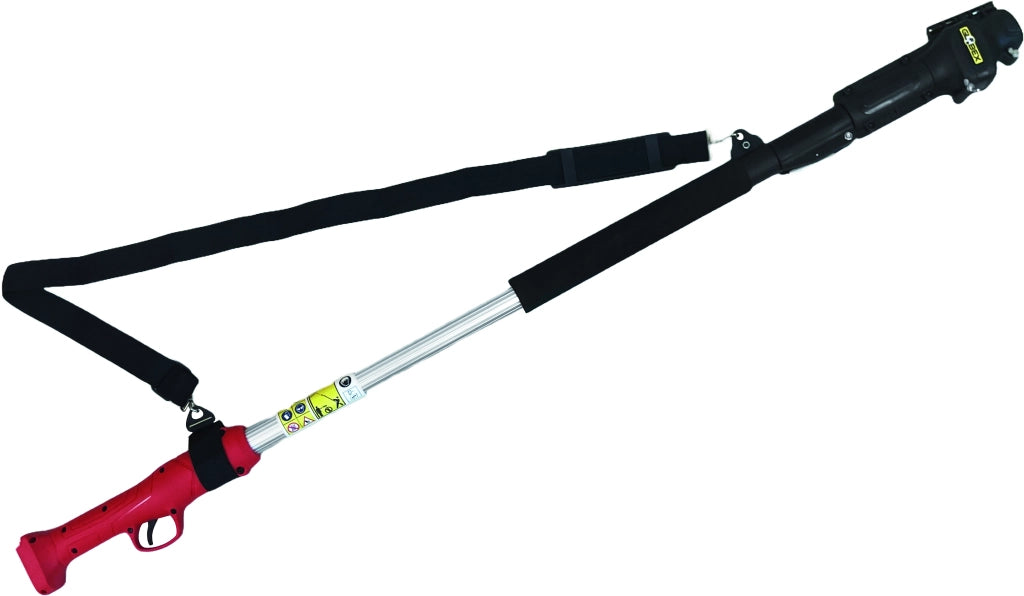 Globex ASTA TELESCOPICA IN ALLUMINIO FORBICI PER POTATURA A BATTERIA Cod. 54683/54684  mt. 1,3÷2,1