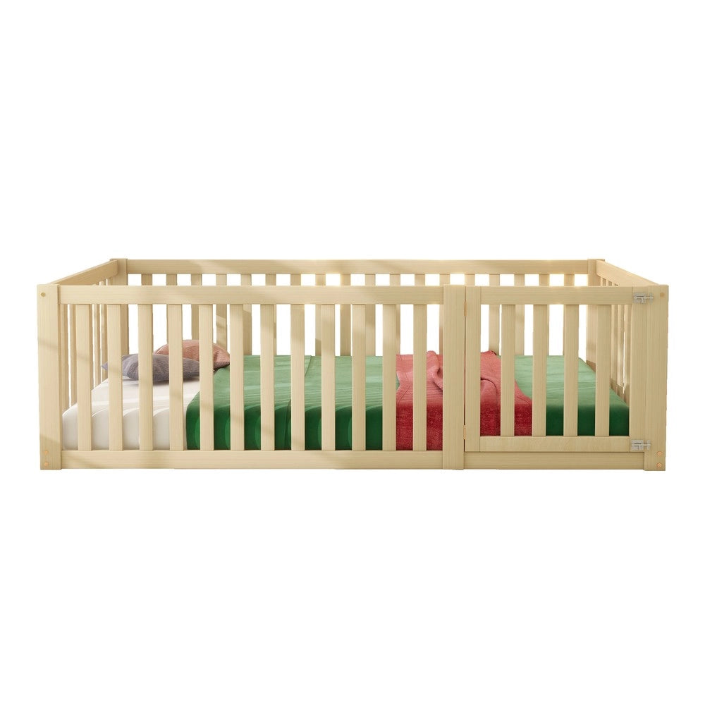 Letto per Bambini con Sponde e Porta ¨C MINIMAL ¨C Legno 90x200