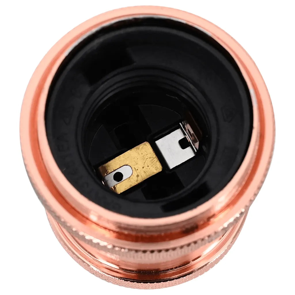 Portalampada 2 pz Oro Rosa E27 4106526