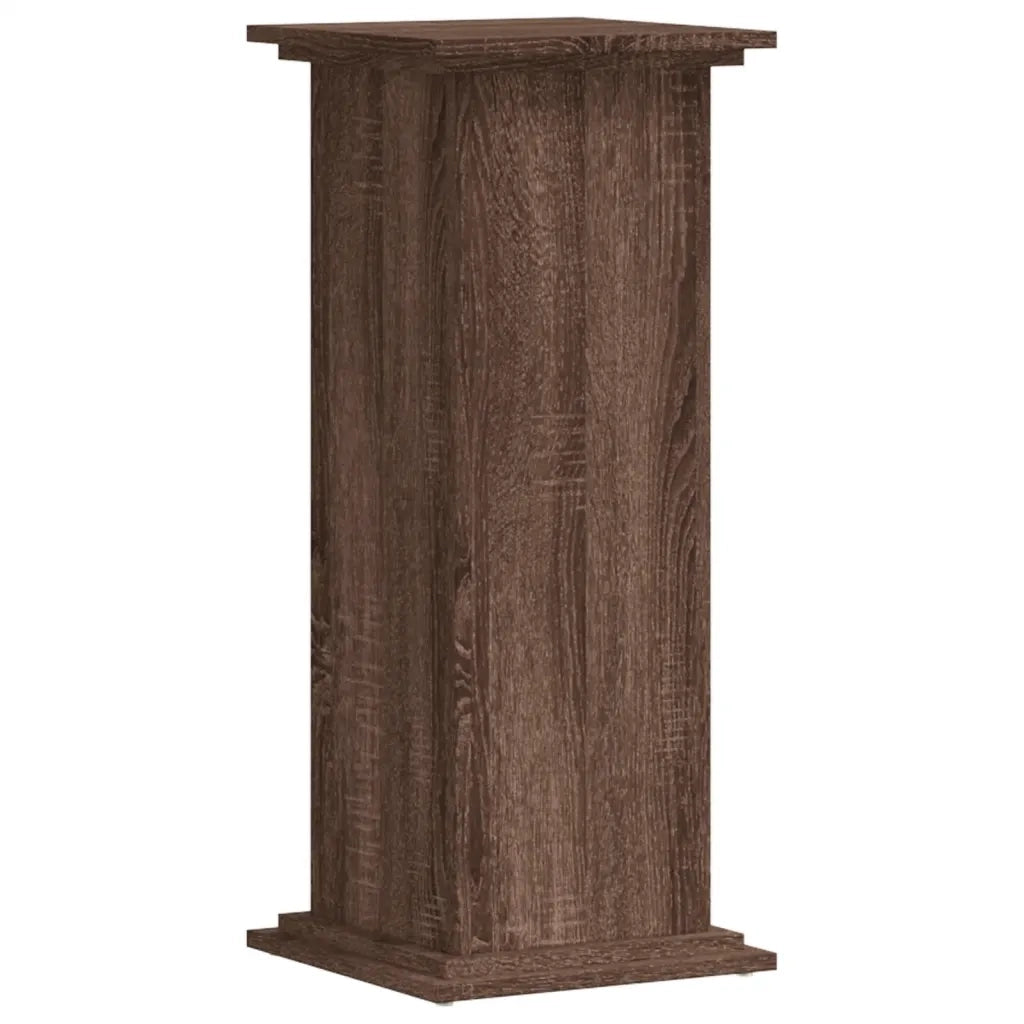 Supporto per piante | Sostegno per piante Rovere Marrone 33x33x80cm Legno Multistrato