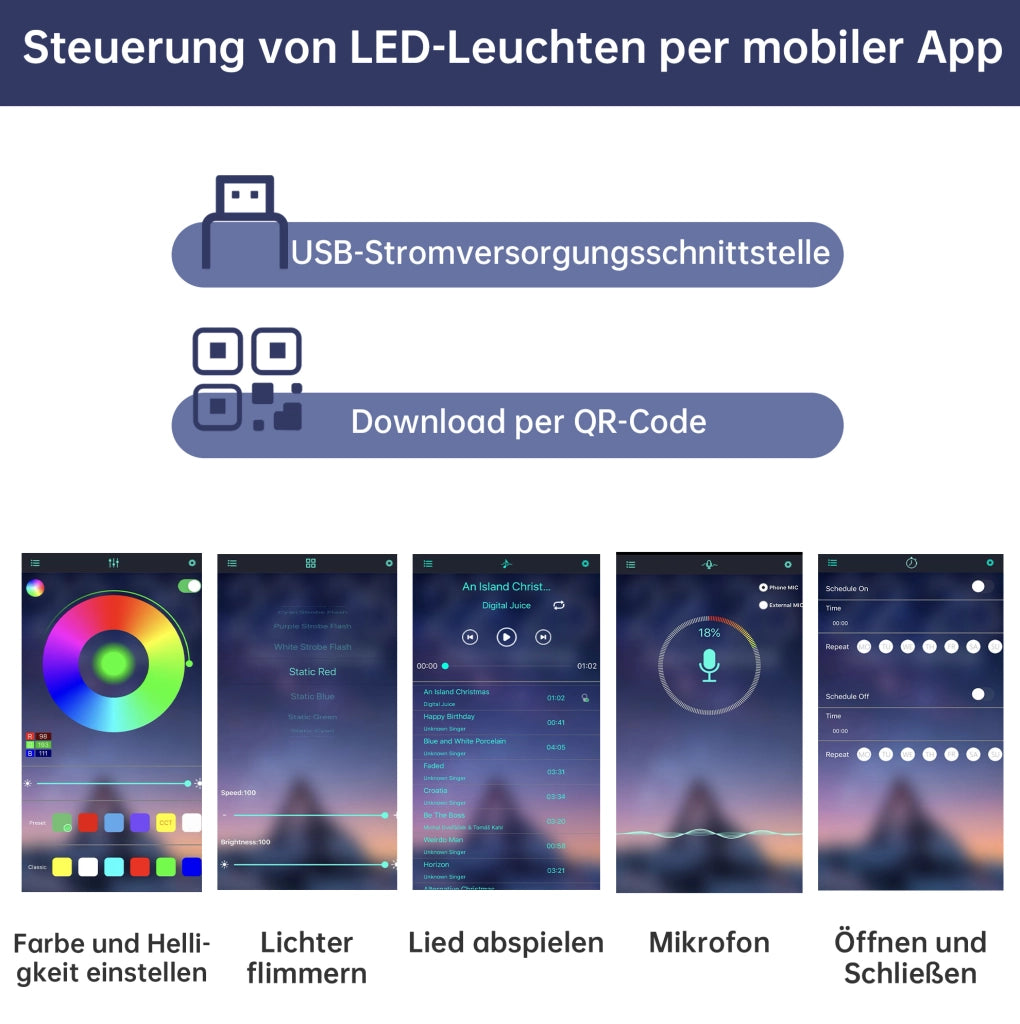Vetrina ad angolo YEAVIO con ante in vetro temperato, LED integrati con controllo app, struttura in pannelli di particelle 40x40x160 cm, colore nero
