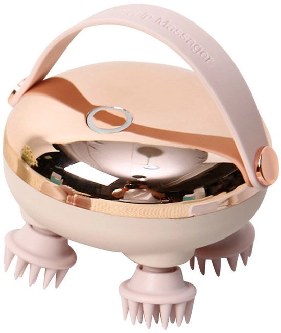 Massaggiatore per capelli, massaggiatore capigliato, sollievo pressione per la pelle capelluta, massaggiatore capigliato portatile ricaricabile.