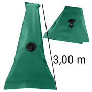 Salsicciotto Polartex Watertube in Pvc Armato 600 gr/mq con tappo a pressione Lunghezza: 3.00 m, Colore: Verde opale