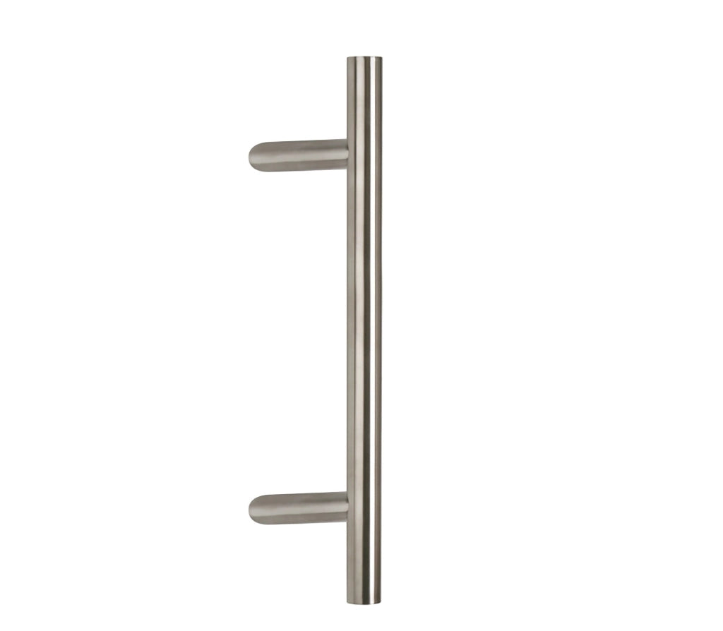 MANIGLIONE INOX INCLINATO 'ARIZONA' Ø 30x500 mm, Inter. 350 mm - Col. Inox satinato - 2 pezzi- FIMET MANIGLIE