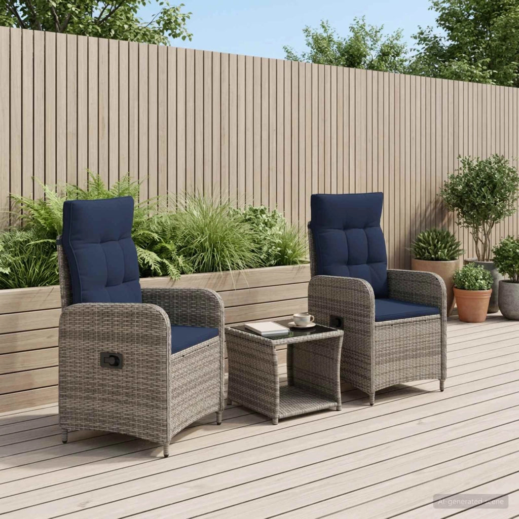 Set Lounge da Giardino 3 pz 3422365
