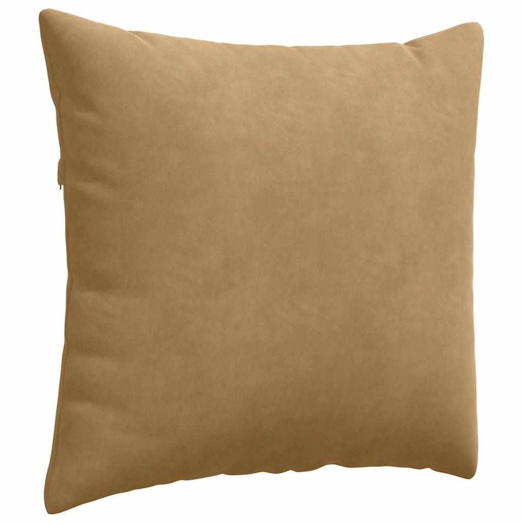 Cuscini da Divano 2 pcs Marrone 50 x 50 cm Tessuto in Cords 42013979