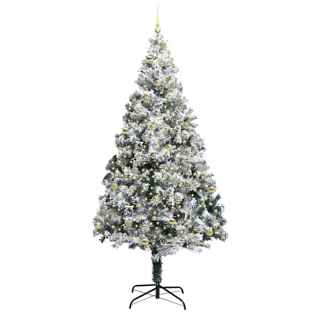 Albero di Natale artificiale con 300 LED Bianco 240 cm 3396984