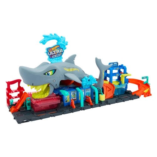 Hot wheels city autolavaggio mega squalo - HTN82