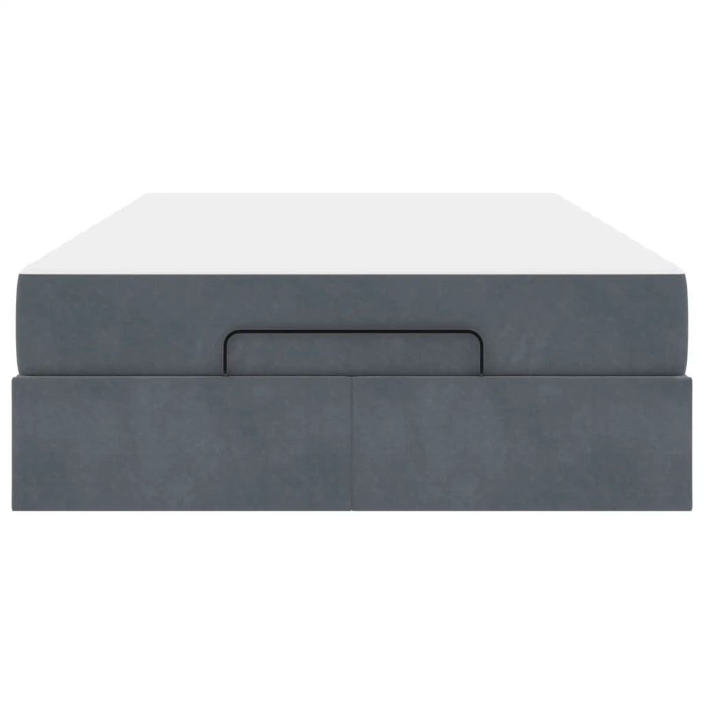 Struttura letto con materasso 2 pcs Grigio Sfumato Velluto 3399559