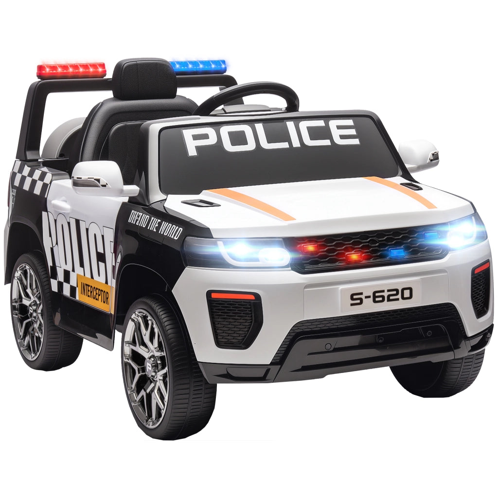 Auto Polizia Bambini Telecomando ¨C Zephmum ¨C Bianco