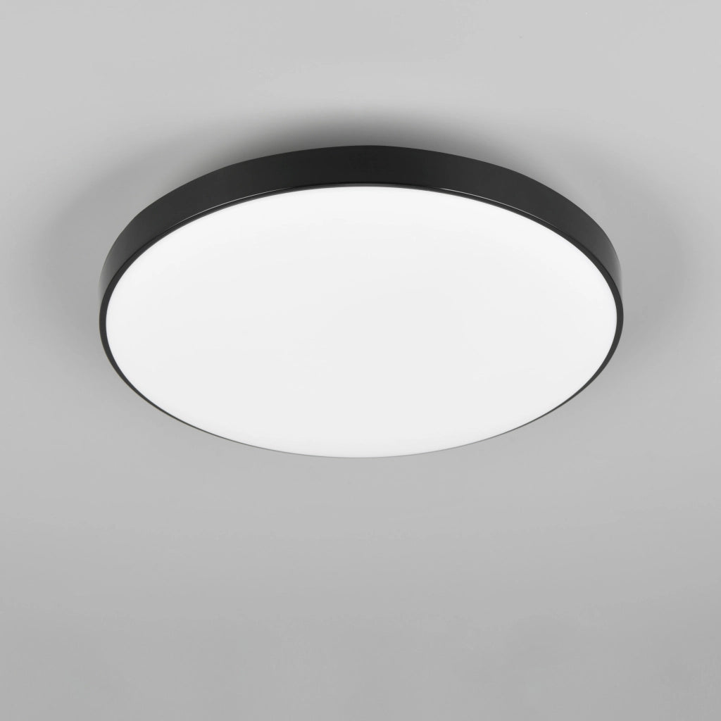 PLAFONIERA LED SPICA 18W D.30CM NERA IP44