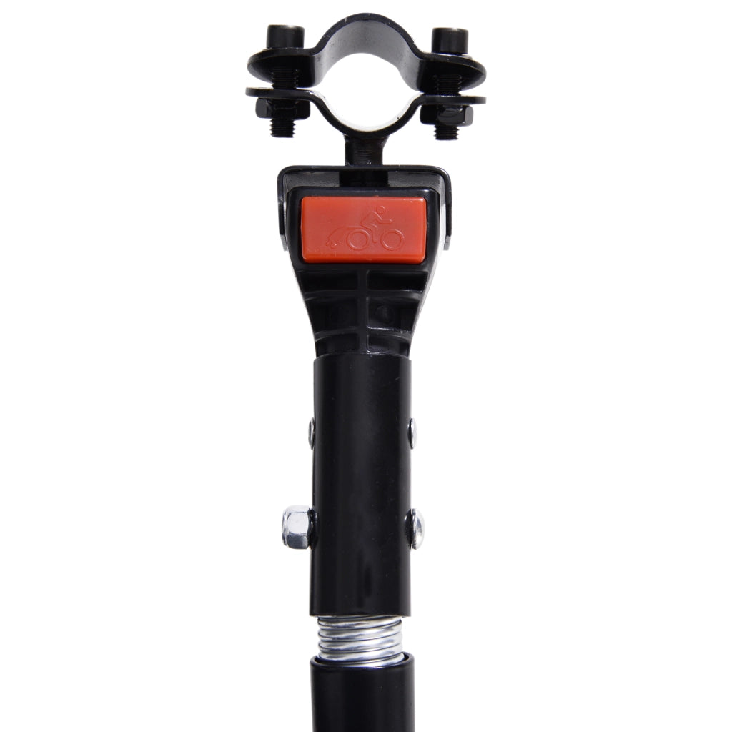 Rimorchio per bicicletta pieghevole da trasporto carrello portapacchi in acciaio con gancio e riflettori ruote 16 pollici 155 x 71,5 x 77 cm