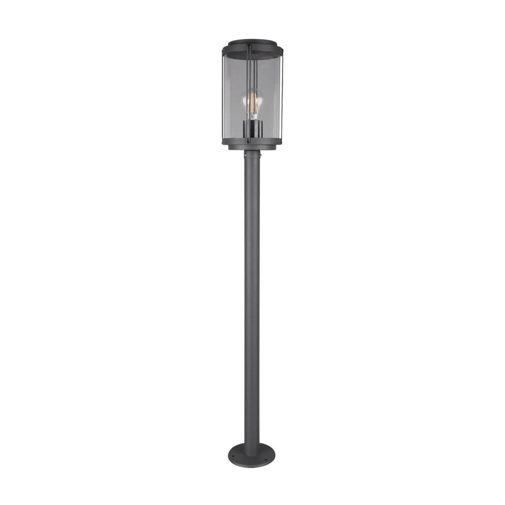 LÚZETE - LANTERNA ESTERNA 100 CM E27 IP44 ANTRACITE TRILLIUM