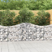 Cesti Gabbioni ad Arco 9 pz 200x30x80/100 cm Ferro Zincato 3145416