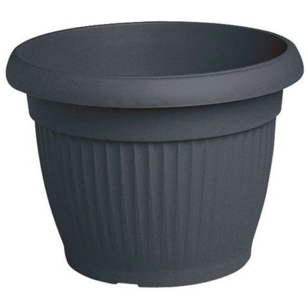 Vaso Terra Giardino 40 Antracite Set 2 Pezzi - Arca