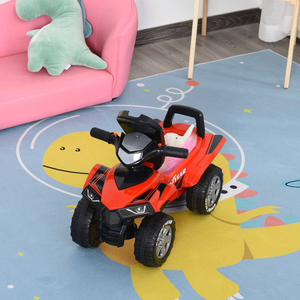 Quad Giocattolo Bambini 18-36 Mesi Licenza GOODYEAR Luci e Suoni Rosso