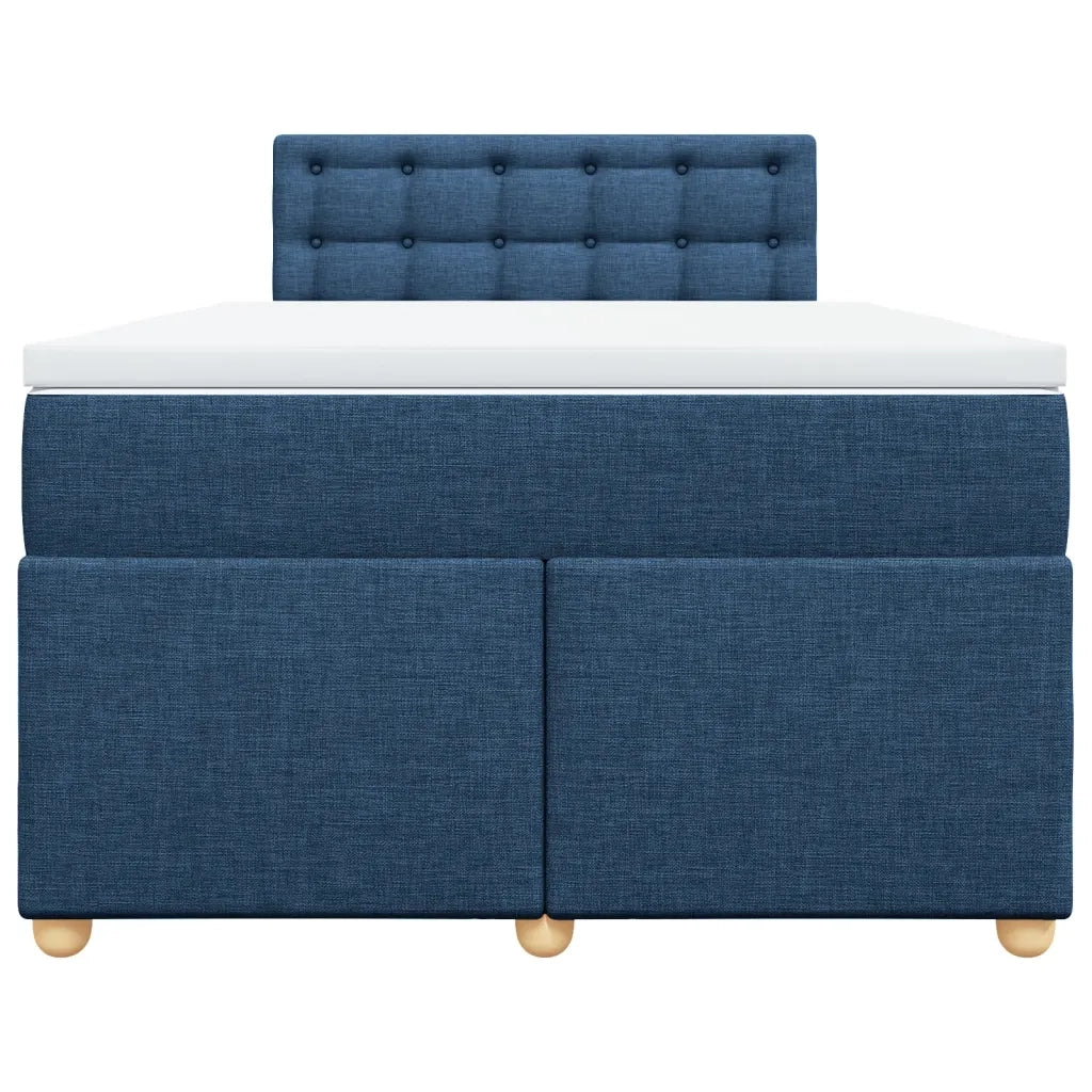 Giroletto a Molle con Materasso Blu 120x190 cm in Tessuto 3288939