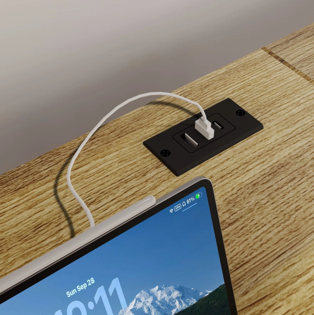 Letto alto 90 x 200 cm in metallo e MDF con scrivania; armadio; scala contenitore e porta USB; nero