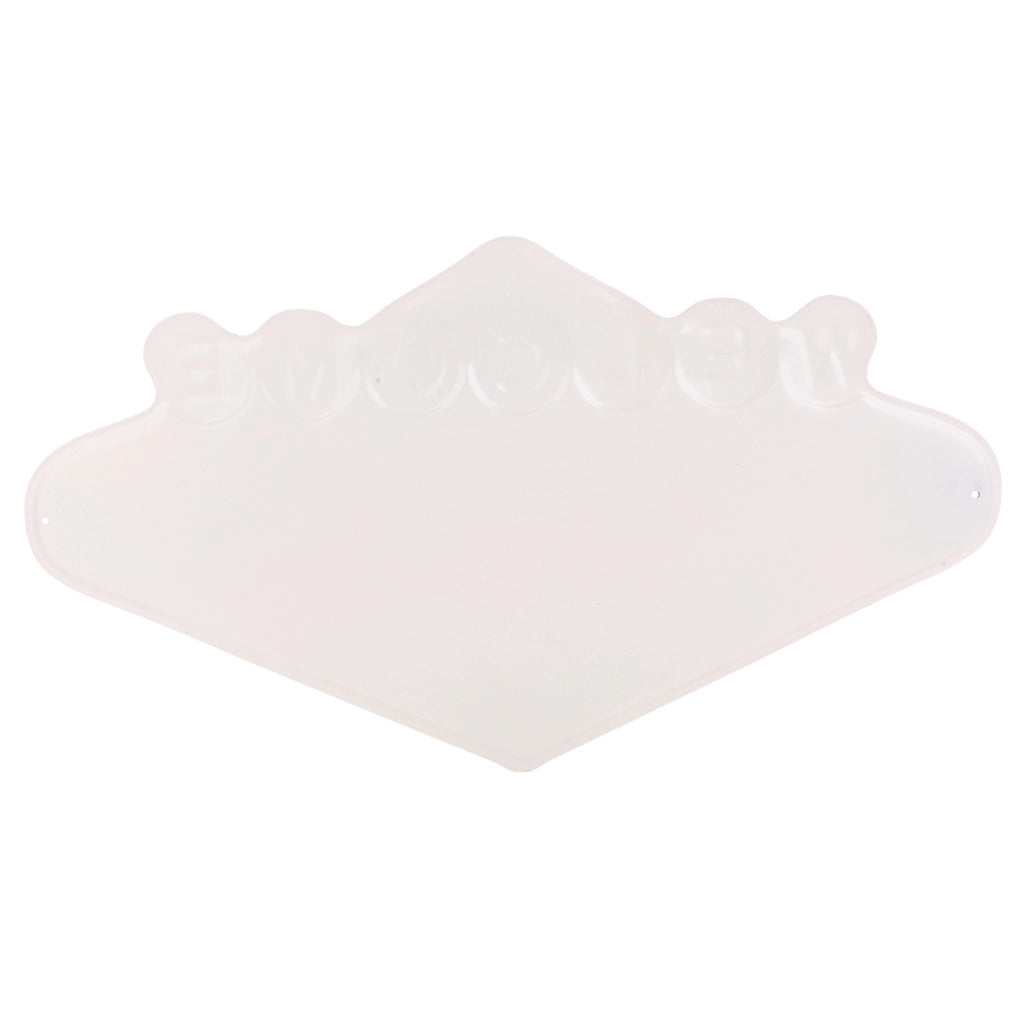 Placca in metallo marrone 27x49x1h